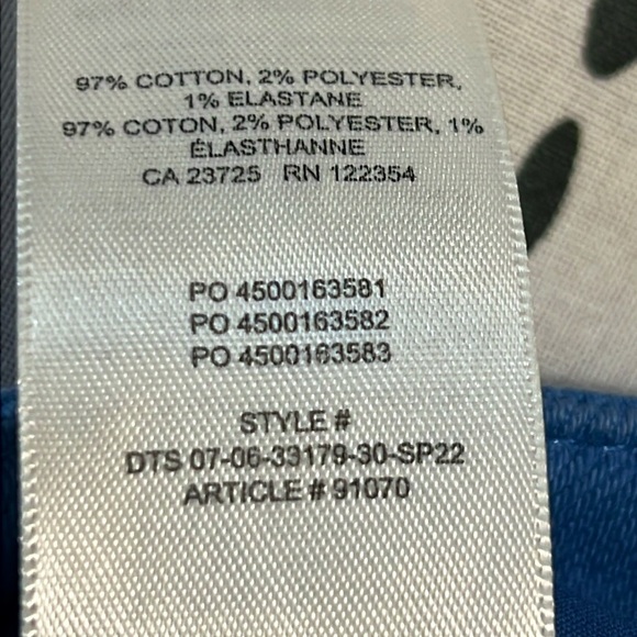 Wilfred Free  Bright Blue Denim Jeans .  Size Zero - Picture 10 of 10